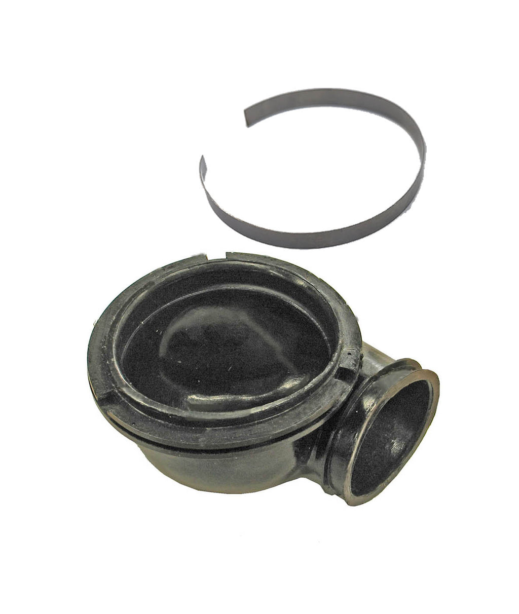 SUZUKI 1984-85 RM250 AIR BOX BOOT w/STAINLESS STEEL RING PT#SUZ 13881-14600